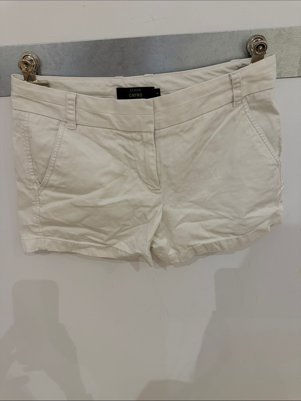J. Crew White Chino Shorts - Women's size 4